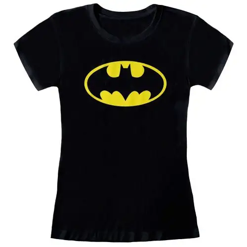 DC Comics Womens/Ladies Classic Batman Logo Fitted T-Shirt