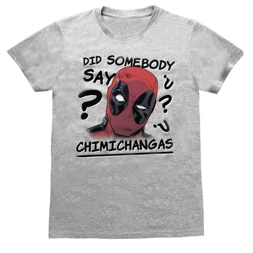 Deadpool Mens Chimichangas T-Shirt
