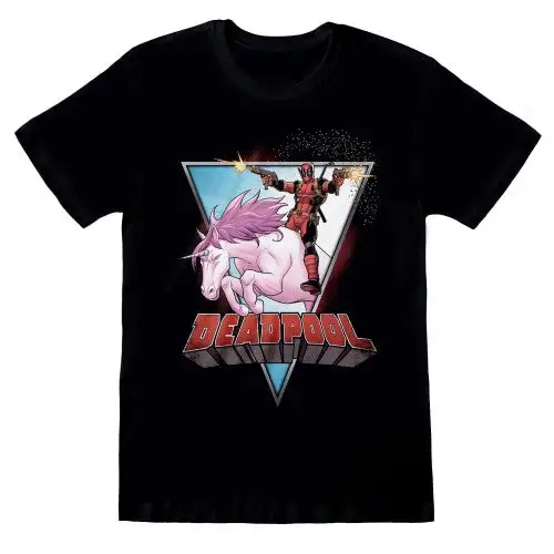 Deadpool Mens Unicorn T-Shirt