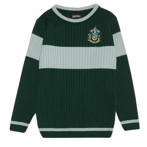 Harry Potter Girls Slytherin Quidditch Knitted Jumper
