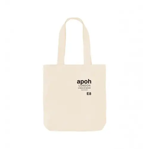 Apoh Hackney Slogan Tote Bag