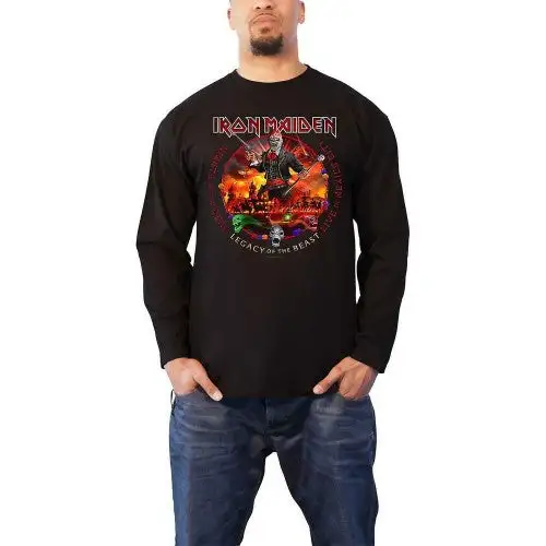 Iron Maiden Unisex Adult Nights Of The Dead Back Print Long-Sleeved T-Shirt