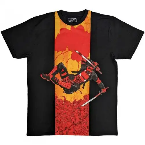 Deadpool Unisex Adult Samurai Cotton T-Shirt