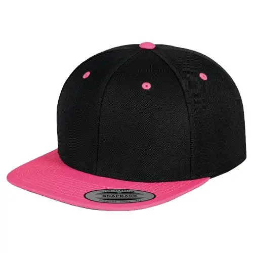 Yupoong Mens The Classic Premium Snapback 2-Tone Cap