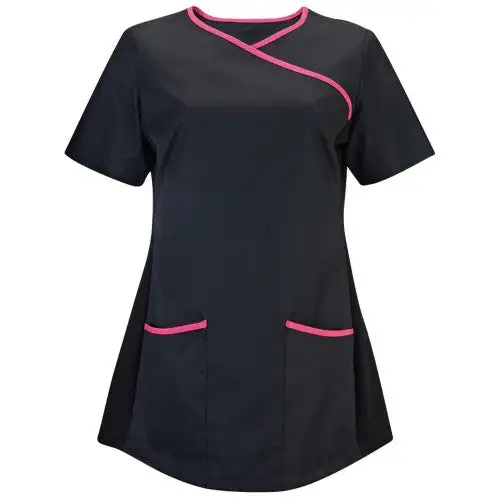 Alexandra Womens/Ladies Medical/Healthcare Stretch Scrub Top