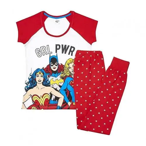 DC Comics Womens/Ladies Girl Power Pyjama Set