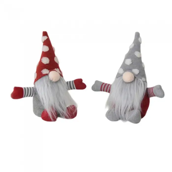 Davies Products Gonk Christmas Decoration (Pack of 2)