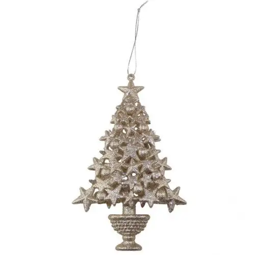 Davies Products Glitter Star Tree Decoration