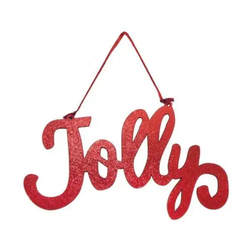 Davies Products Jolly Fabric Metallic Sign