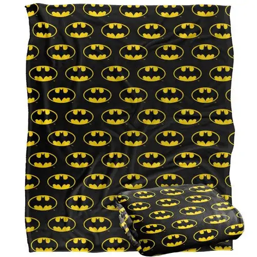 Batman All Over Logo Blanket