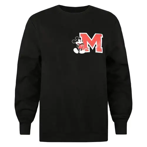 Disney Womens/Ladies Chest M Mickey Mouse Sweatshirt