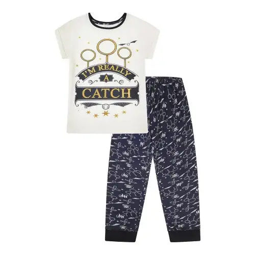 Harry Potter Womens Quidditch Short-Sleeved Pyjamas